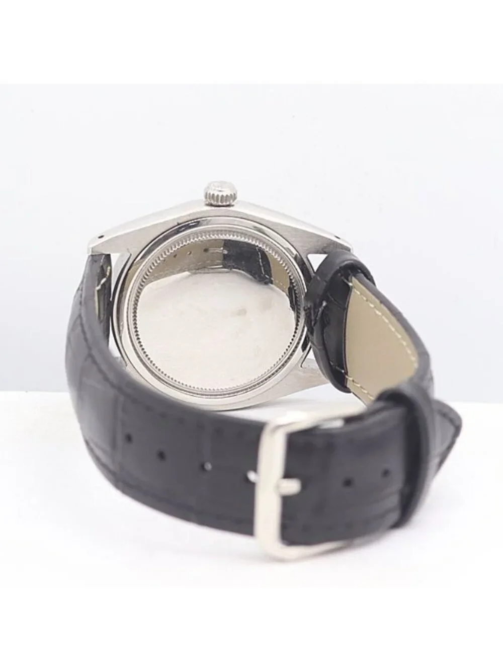 Rolex Precision Hand Wound Date Silver Dial Watch